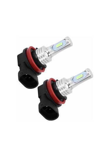Shineyee H8/h11 80w 8000k Buz Mavisi Faro Lambaları, 12-24v Evrensel, Csp Işık Damlaları, Hızlı Tepki, Alüminyum Gövde, Kolay Kurulum 2 Adet