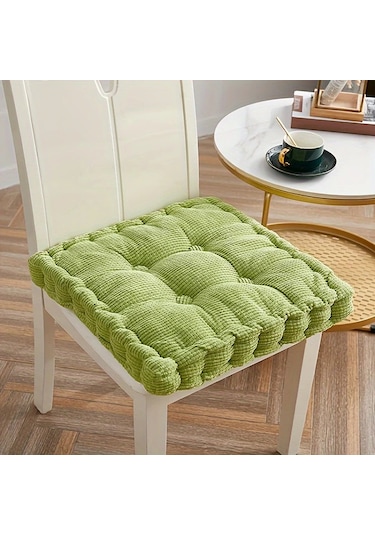 Fochsia Yumuşak Kalın Hasır Minder Ofis Sandalye Koltuk Pencere Yeşil Ev Dekorasyon Açık Yeşil