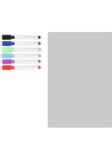 Ruicoo 20x30cm Şeffaf Akrilik Manyetik Tahta - Ofis/sınıf İçin Not Almak, Planlamak, Çizmek Sürekli Kullanılabilir, Kaliteli Malzeme