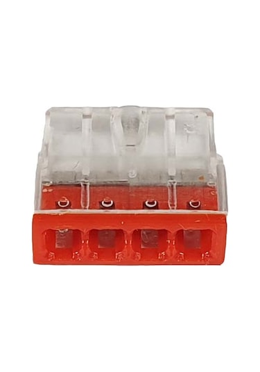 Buat Klemensi 4 Pinli Pratik Hızlı Klemens Kablo Birleştirici 5'li paket