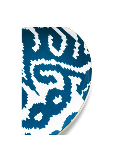 Zm Decor İkat Mavi Dubai 28cm Tabak