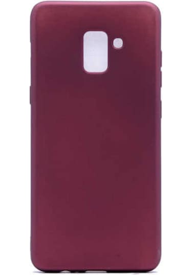 Samsung Uyumlu Galaxy A8 2018 Kılıf Soft Mat Premier Case