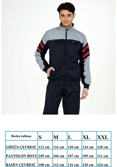 Enrico Ferry Erkek Yarım Balıkçı Yaka Eşofman Takım Edy2423