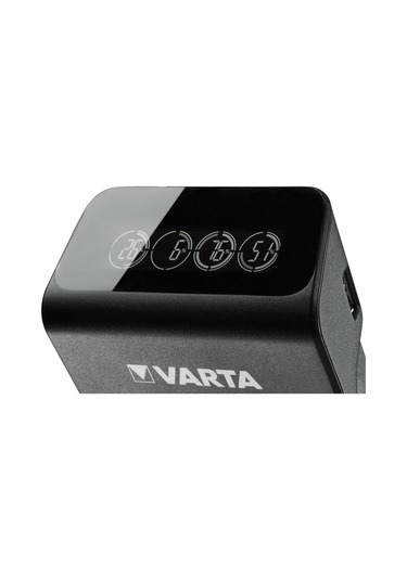 Varta Lcd Plug+ Şarj Cihazı+4x2100 Aa+4x800 Aaa Şarjlı Pil+çanta