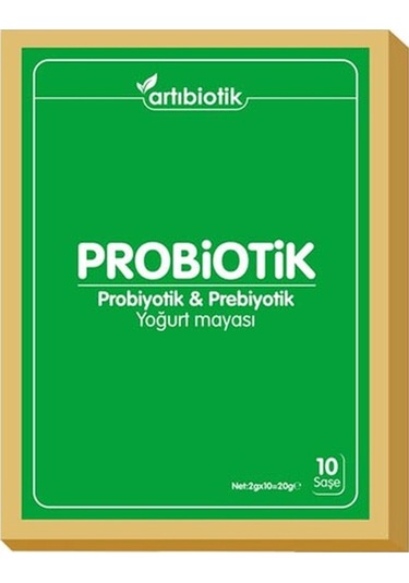 Artıbiotik Probiotik Prebiotik Yoğurt Mayası 10 x 2 G