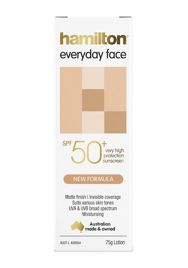 Hamilton Everyday Face Yüz İçin Mat Güneş Kremi Spf 50+ 75 G