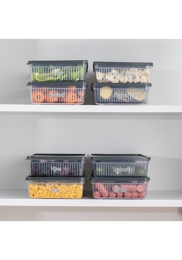 Porsima 1101 Dikdörtgen No-Frost Derin Dondurucu Saklama Kabı 12'li