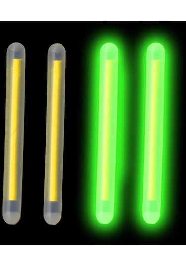 Valkyrie 50 Adet Kutulu Extra Aparatlı Fosfor Fitili - 39x4,5mm Xxl Boy - Glow Sticks - Yem İçi, Olta Ucu, Şamanda