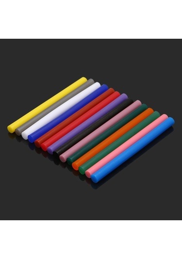 Venturemart 7 Mm Yeni Sıcak Eritme Yapıştırıcı Çubuk Karışık Renk 7mm Viskozite Dıy El Sanatlar