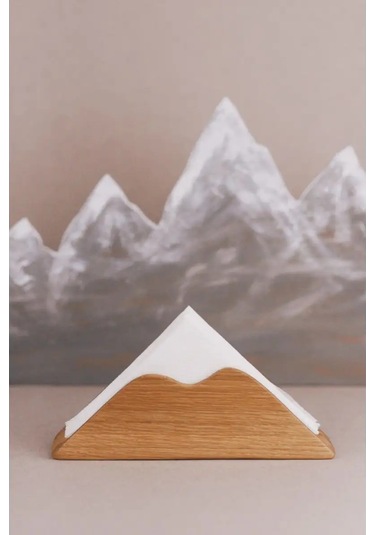 Tateplota Mutfak İçin "dağlar" Ahşap Peçetelik 154569447 Aromatik