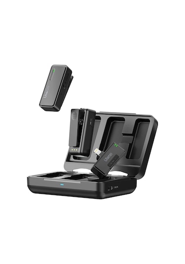 Ulanzi UW-MIC Kablosuz İkili Kayıt Yaka Mikrofonu - Lightning