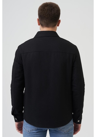 White Stone New York 58161 Slim Fit Mont Siyah-Siyah