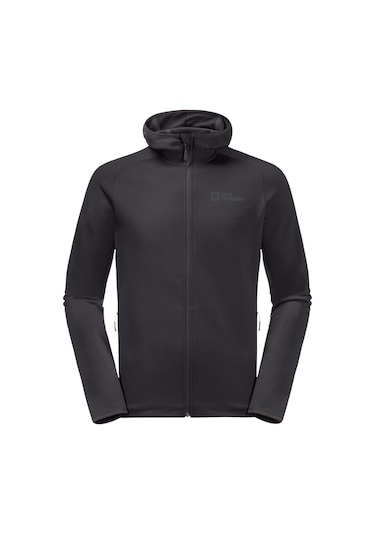 Jack Wolfskin Baiselberg Erkek Outdoor Polar Ceket Antrasit