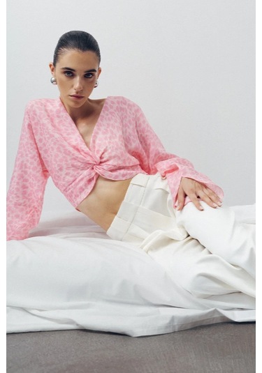 N24kn6077 Nocturne Bluz Varyant Pembe