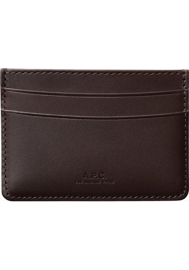 A.p.c André Unisex Deri Kartlık Koyu Kahverengi 3