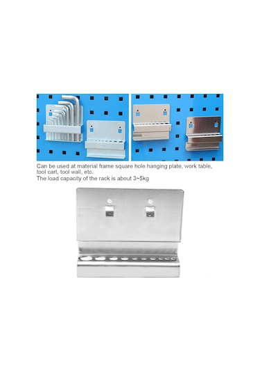 Moveevo Çelik Çinko Kaplı 100mmli Açma Anahtarı Ve Matkap Ucu Depolama Rafı - Atölye Araçlarını Sınıflandırma Ve Düzenleme Tabanı