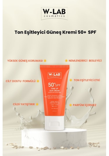 W-Lab Cosmetics Ton Up Güneş Kremi 50 Ml