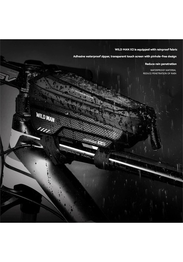 Moveevo X2 Bisiklet Ön Çubuk Çantası - Sert Kasa Eva Materyal, Su Geçirmez, Dokunmatik Ekran, 6.7 İnç Telefon Uyumlu, Dağ Bisikleti Çantası Siyah Siyah Moveevo X2 Bisiklet Ön Çubuk Çantası - Sert Kasa Eva Materyal, Su Geçirmez, Dokunmatik Ekran, 6.7 İnç Telefon Uyumlu, Dağ Bisikleti Çantası Siyah Siyah