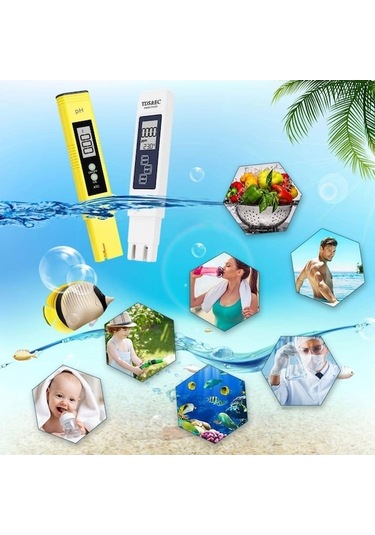 Su Kalitesi Profesyonel Tds Metre Dijital Su Test Ölçer Ph Ölçer Kitleri