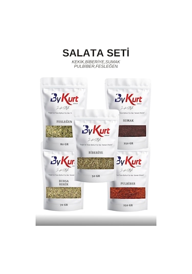 Bykurt Salata Seti - Salata Baharat Seti
