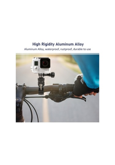 Didadodo 360 Dönebilir Bisiklet Kamera Tutucu - Sjcam, Akaso, Djı, Gopro Uyumlu, Motosiklet Dahil