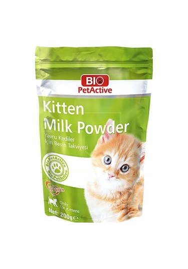 Bio Petactive Kitten Milk Powder Yavru Kedi Süt Tozu 200 G