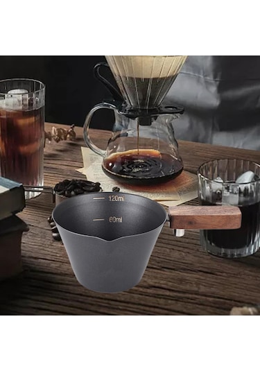 Suntek Paslanmaz Çelik Espresso Kupası 120ml Dökme Siyah