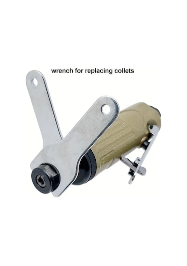 Dashanshop Büyük Havalı Zımpara Large Air Grinder 8 Parça Metal Noktalar 22000 Rpm 1/4 1/8 Kolletli Pnömatik Parlatma Gravür Seti