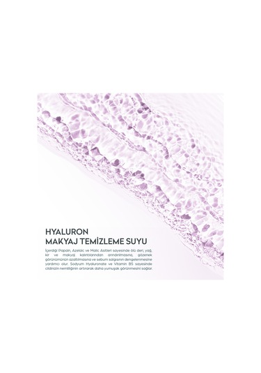 Dermokil Cilt Tonu Eşitleyici Hyaluron Micellar Makyaj Temizleme Suyu 400 ML