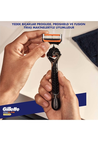 Gillette Fusion Proglide Power Yedek Başlık 8'li