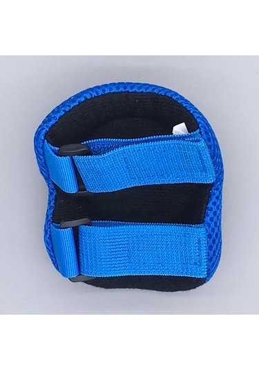 Suntek Çocuklar Kaykay Bisiklet Koruyucu Dişli Kıyafet Diz Mavi