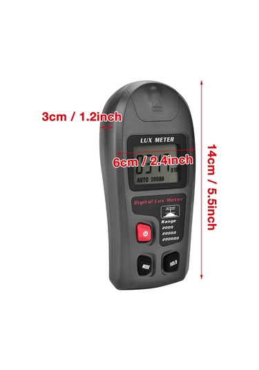 Mt 30 Dijital Luxmeter, Lcd Ekran Işık Ölçer, Dijital Test Illuminometre, Aydınlatma Test Cihazı