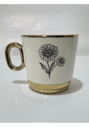 Acar Adora Kupa Gold Çiçek Desen Karma Desen Gold