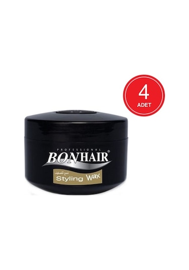Bonhair Profesyonel Styling Wax 4 x 140 ML