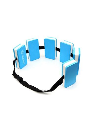 Busso Ab-685 Aqua Belt Deniz ve Havuz Batmaz Kemer Beyaz - Mavi