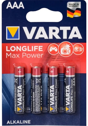 Varta Max Tech Alkaline AAA İnce Kalem Pil 4'lü