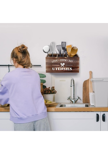 Mutfak Masaüstü Saklama Kutusu Organizatör Kutusu-beyaz