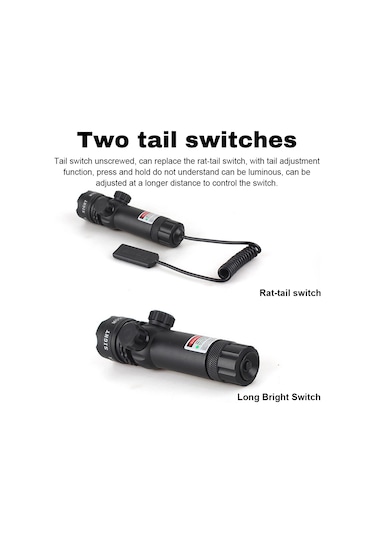 Yeşil Optik Maser Pointer Yüksek Güçlü Taktik El Fenerleri Usb Şarj Edilebilir Ayarlanabilir Ray Montajlı İşaret Kalemi Siyah