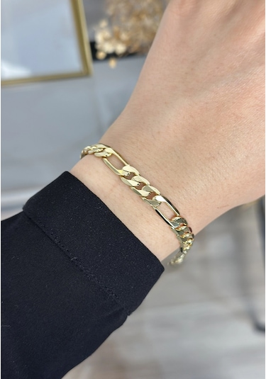 Xp Gold Marka Model Bileklik 19.5 Cm Altın