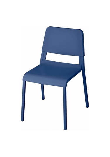 Plastik Sandalye, Mavi Renk Meridyendukkan Salon-mutfak-balkon Sandalyesi