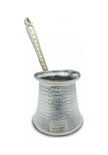 Cezve Bakır Gümüş 3'lü Set