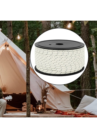 Suntek Kamp Çadırı Halat Gölgelik Barınak Hayatta Beyaz Beyaz