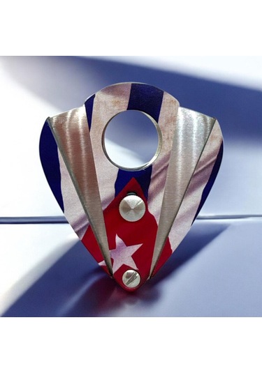 Cuban Flag Yaprak Model Metal Puro Kesici Krom 56ring