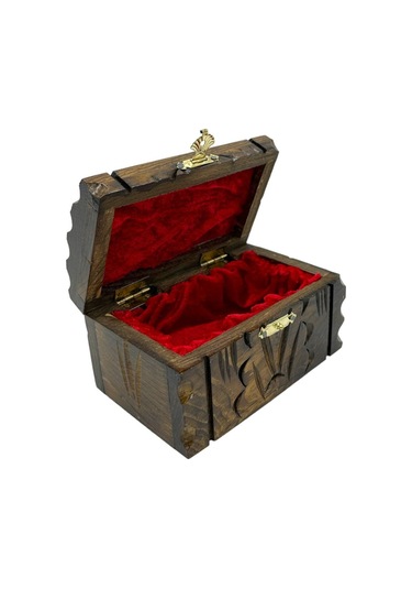 Mücevher Ve Takı Kutusu Ahşap Sandık Aksesuar