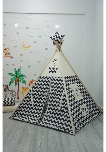 Kızıldereli Oyun Çadırı Devrilmeyen Sabitleme Mekanizmalı Zigzag