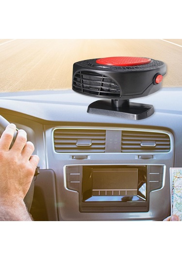 Suntek 150w Rv Çakmak Fişi 360 Döndürme Oto Isıtıcı 12v Kırmızı