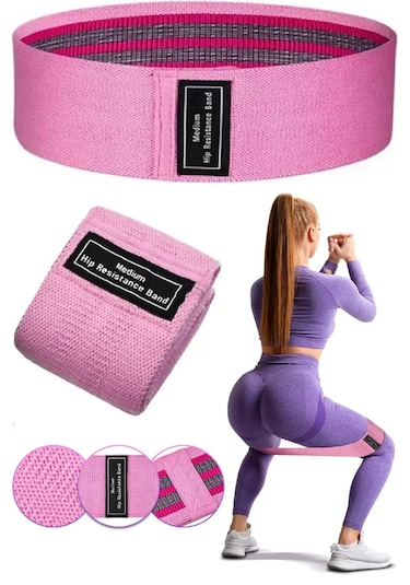 Kalça Squat Bandı Dokuma - Fabric Glute Resistance Circle Boot