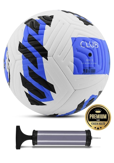 Futbol Topu Pompa Hediyeli Sert Zemin Halı Saha Futbol Mavi