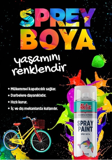 Akfix Sprey Boya Lacivert RAL5002 400Ml / 300Gr