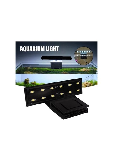 Silkroadselect Longbangdian Shop Stil 1 Stil Led Akvaryum Işık Klipsi, Dikilen Tuzlu Su Tatlısu Balık Tankı Akvaryum Dekoratif Lambası Için Küçük Led Işık Üzerinde Renkli